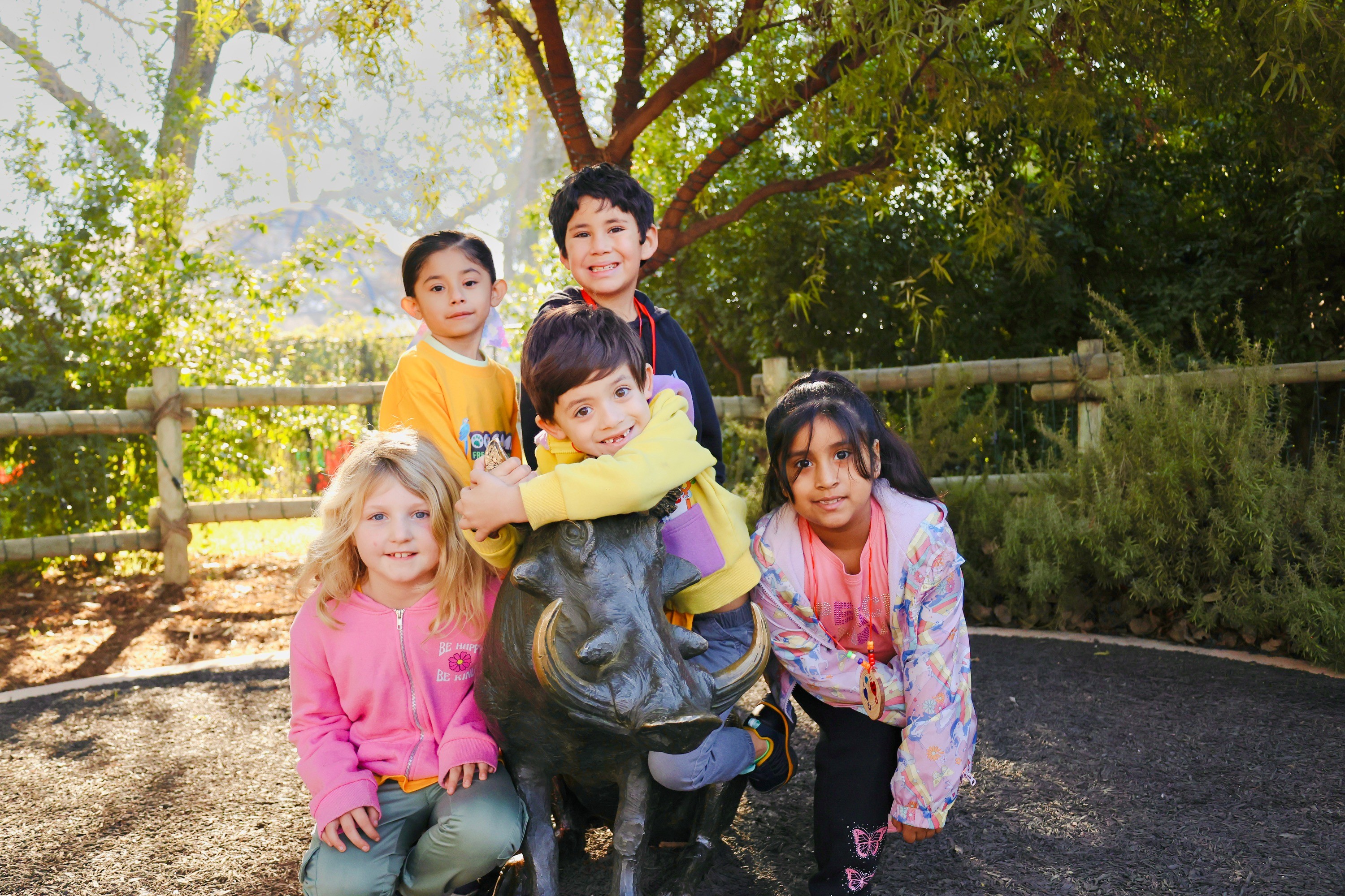 A group of students posing.